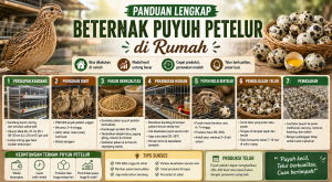 Panduan Lengkap Beternak Puyuh Petelur di Rumah untuk Pemula