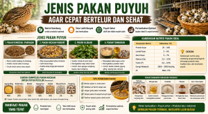 Jenis Pakan Puyuh agar Cepat Bertelur dan Sehat
