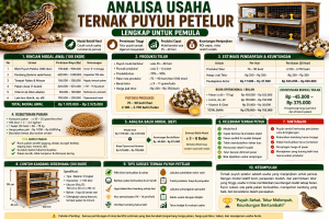 Analisa Usaha Ternak Puyuh Petelur Lengkap untuk Pemula